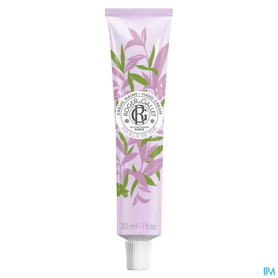packshot van Roger & Gallet Weldadige Handcrème 30 ml Feuille de Thé