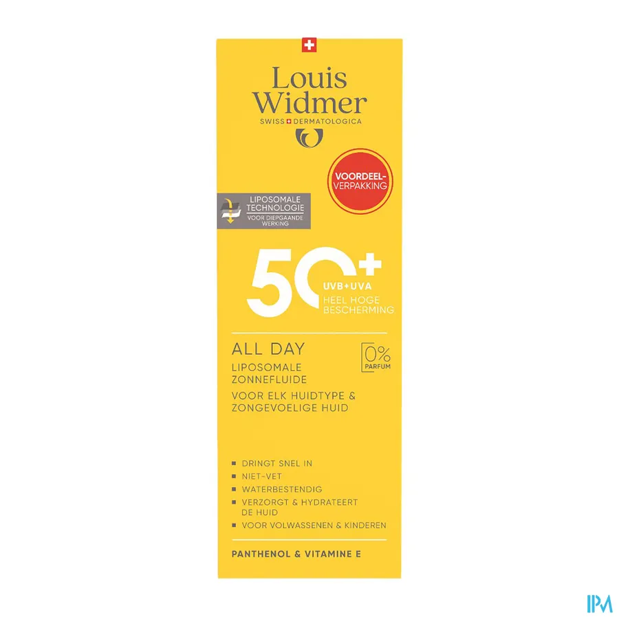 packshot van Widmer All Day 50+ Value Pack Zonder Parfum 200 ml