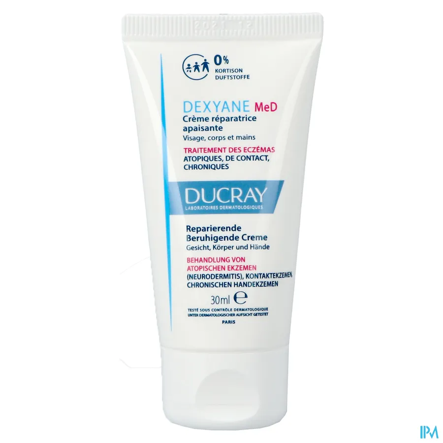 productshot van Ducray Dexyane MeD Herstellende Verzachtende Crème 30 ml