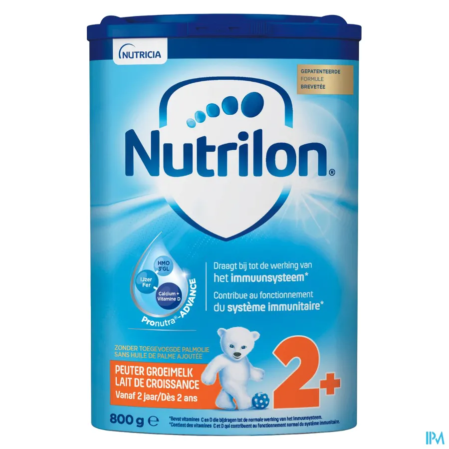 packshot van Nutrilon 2+ Peuter Groeimelk 800 g