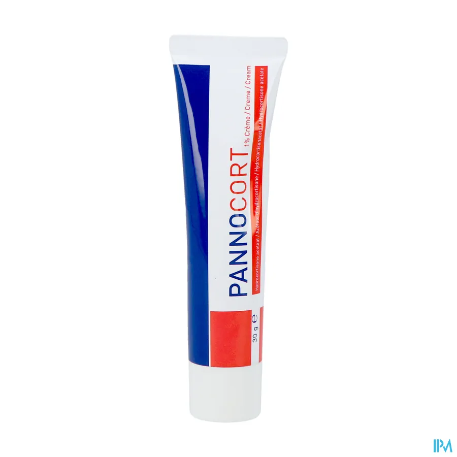 productshot van Pannocort Crème met 1% Hydrocortisone acetaat Tube 30 g