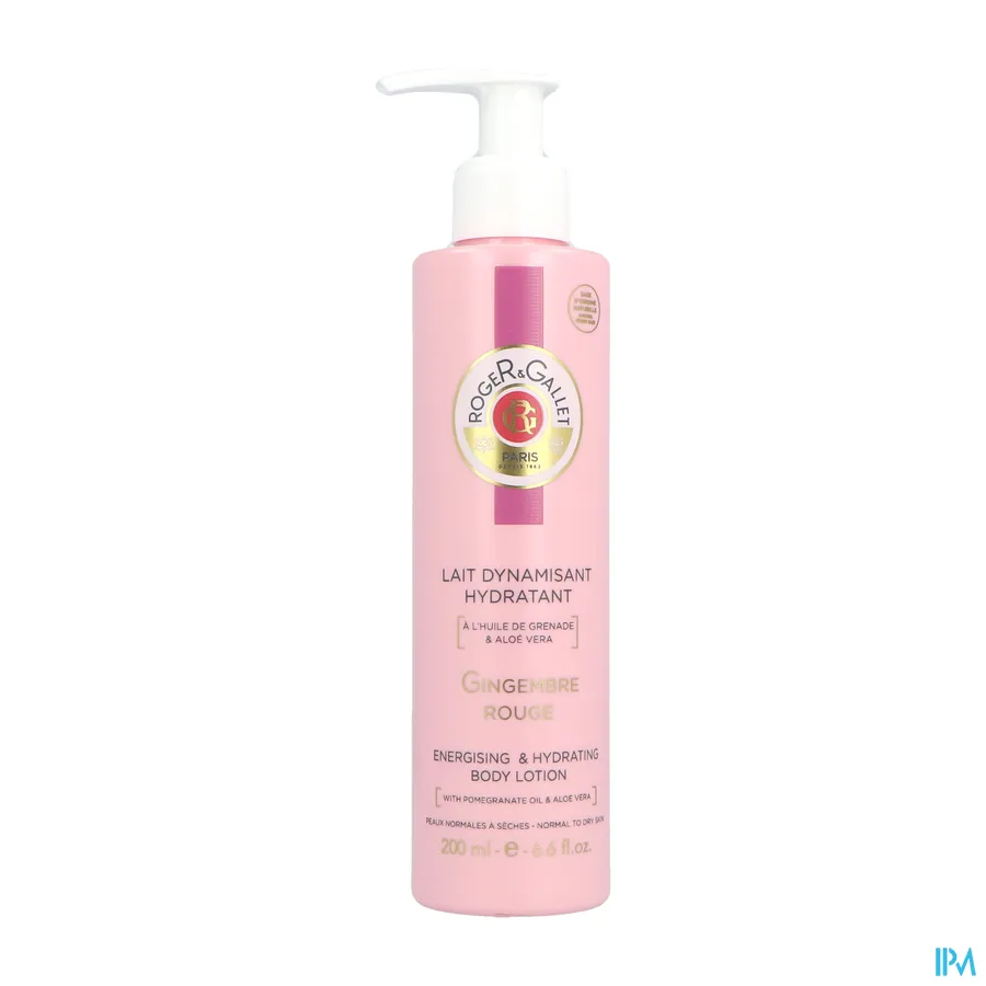 packshot van Roger & gallet Gingembre Rouge Sorb. Lichaamsmelk 200 ml