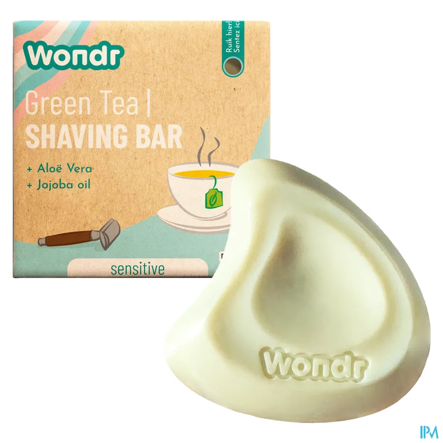 packshot van WONDR Shaving Bar Tea Time 85 g