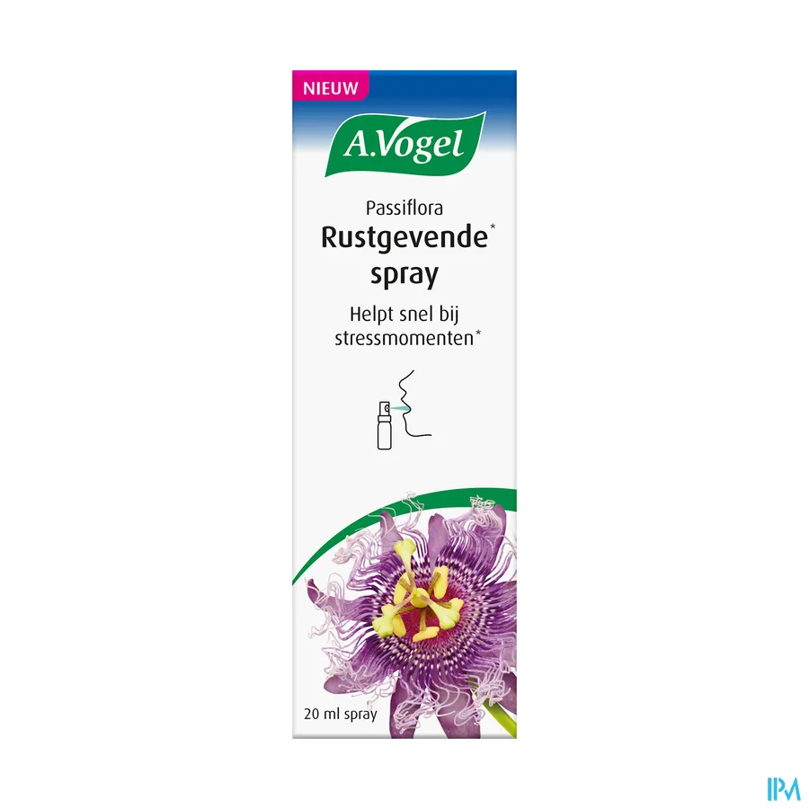 packshot van A. Vogel Passiflora Rustgevende Spray 20 ml