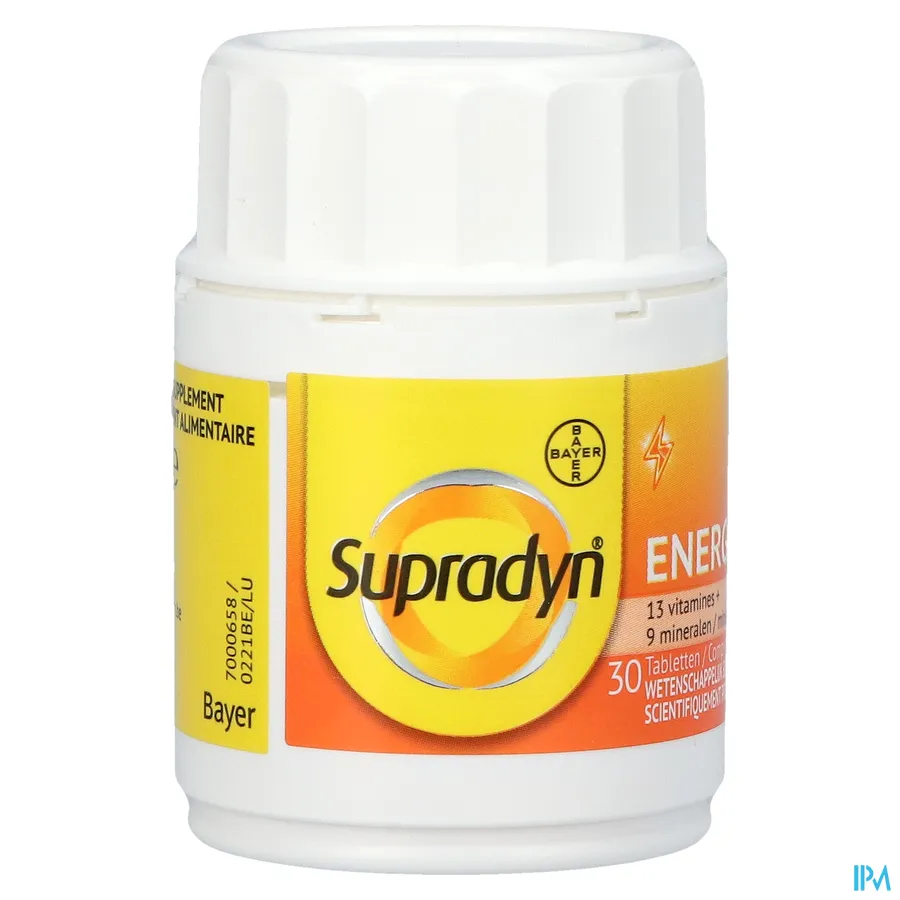productshot van Supradyn Energy 30 tabletten