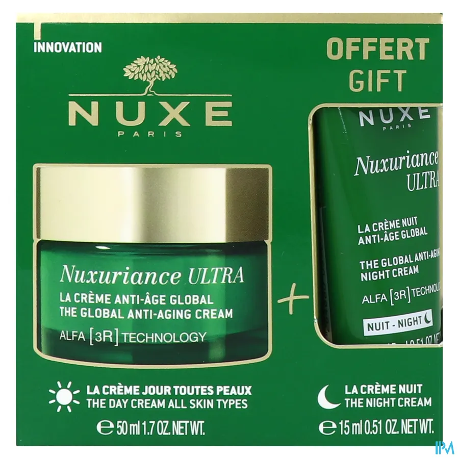 packshot van Nuxe Nuxuriance Ultra 3r Kit Creme Dag/Nacht 2 Producten
