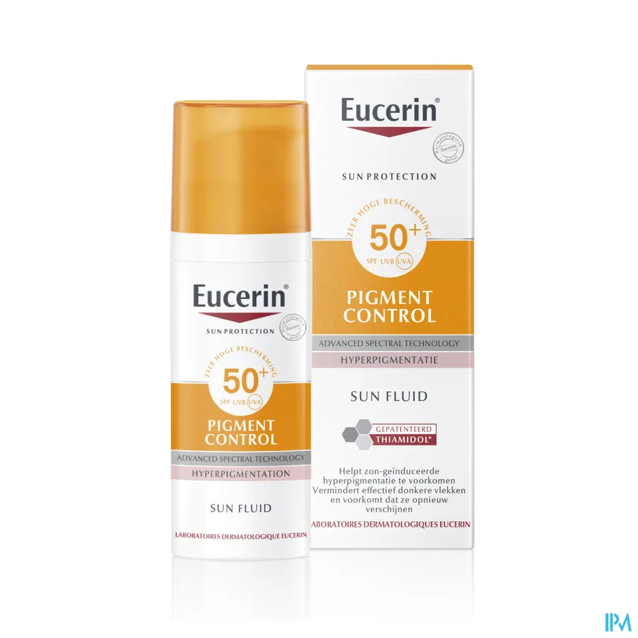 productshot van Eucerin Sun Pigment Control SPF50+ 50 ml