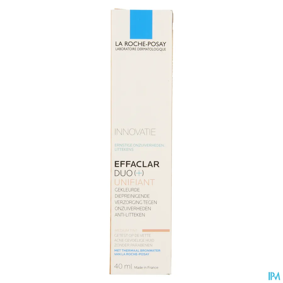 packshot van La Roche-Posay Effaclar Duo+ Unifiant Medium 40 ml