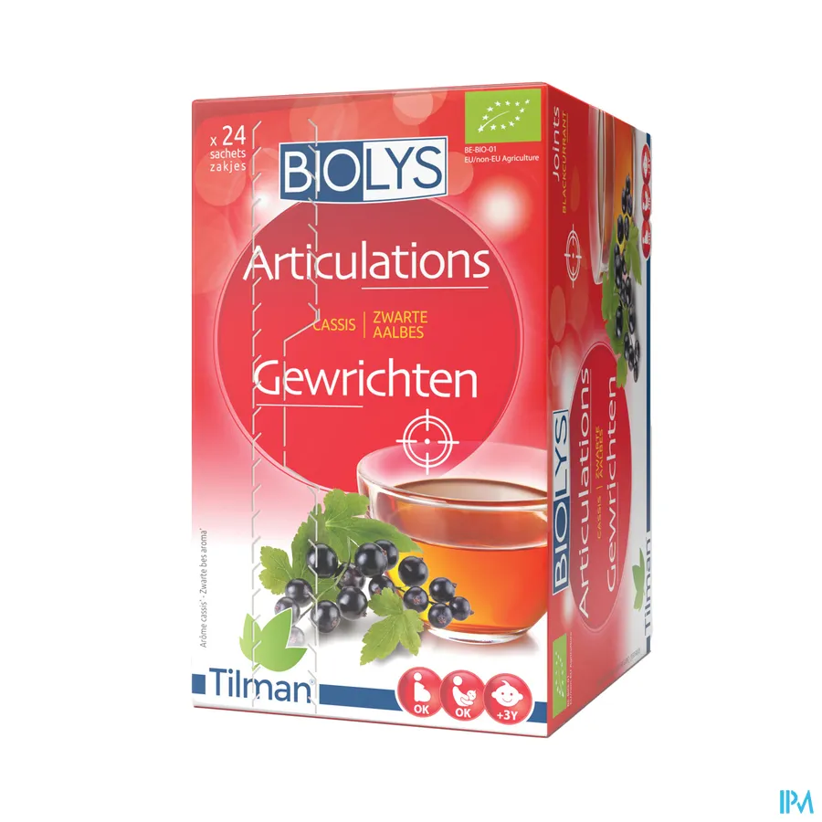 packshot van Tilman Biolys Gewrichten Zwarte Aalbes 24 zakjes