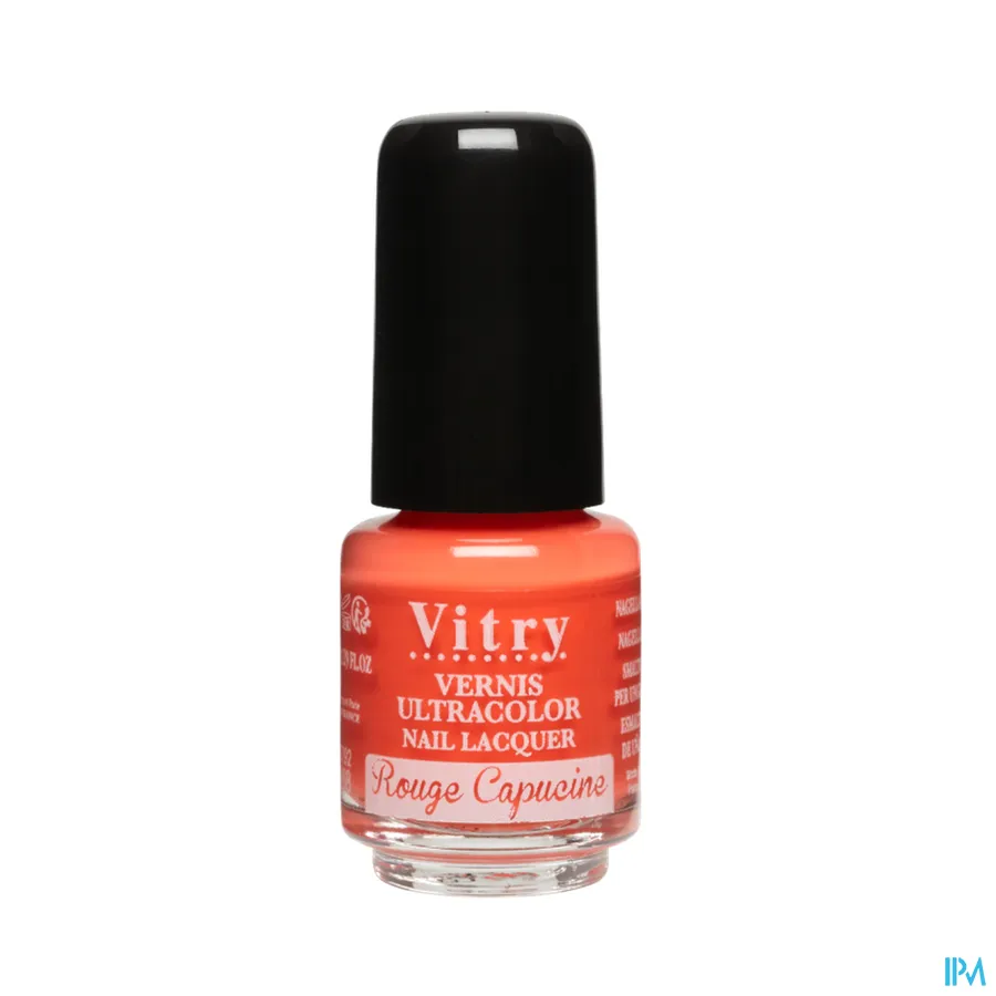 packshot van Vitry Nagellak 68 Rouge Capucine 4 ml