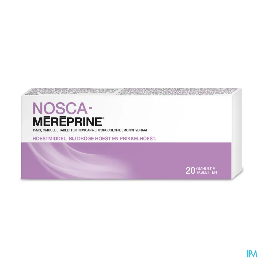 packshot van Nosca-Méréprine 15 mg 20 tabletten
