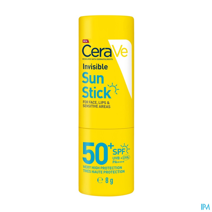 CeraVe Onzichtbare Zonnestick SPF 50+ 8 g