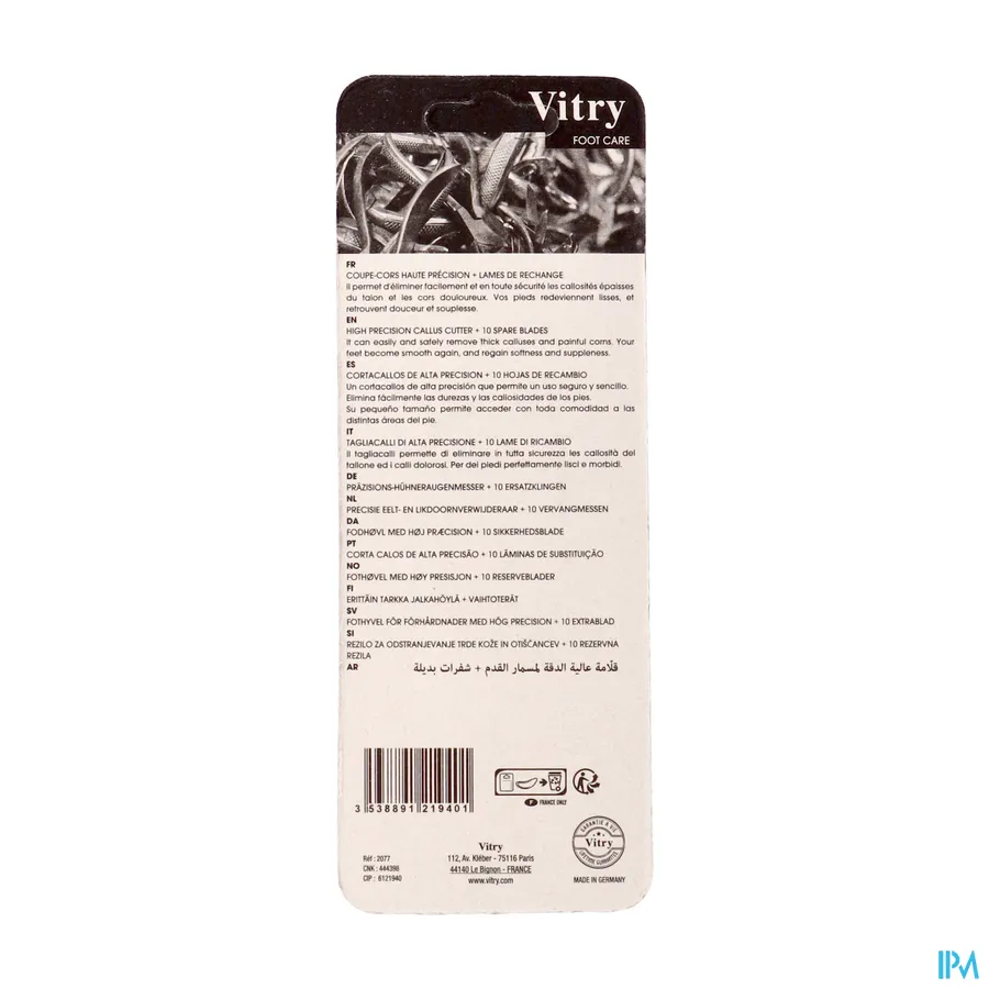 packshot van Vitry Eksteroogknipper