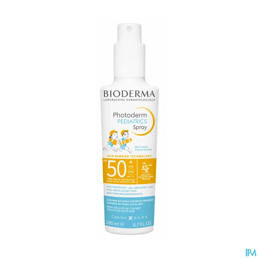 packshot van Bioderma Photoderm Pediatrics Zonnespray SPF 50+ 200 ml
