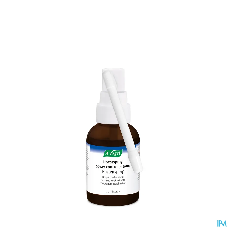 productshot van A. Vogel Hoestspray bij Droge Hoest en Kriebelhoest 30 ml