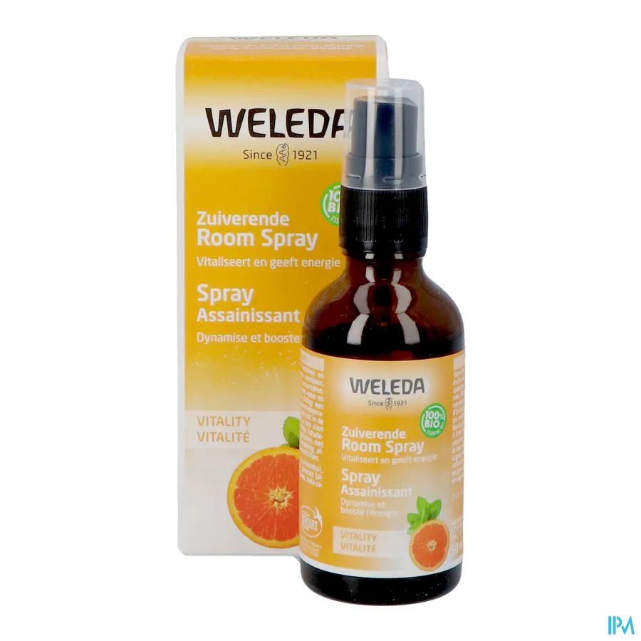 productshot van Weleda Zuiverende Room Spray Vitality 50 ml