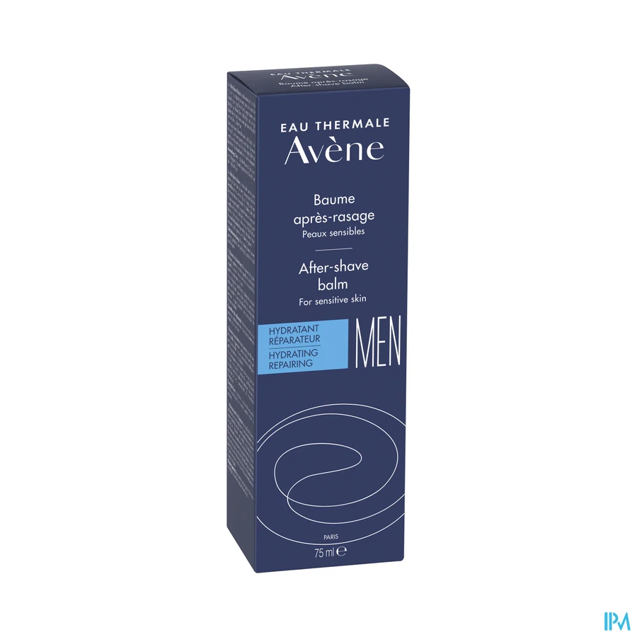 packshot van Avène Men Aftershave Balsem voor Droge Gevoelige Huid Tube 75 ml