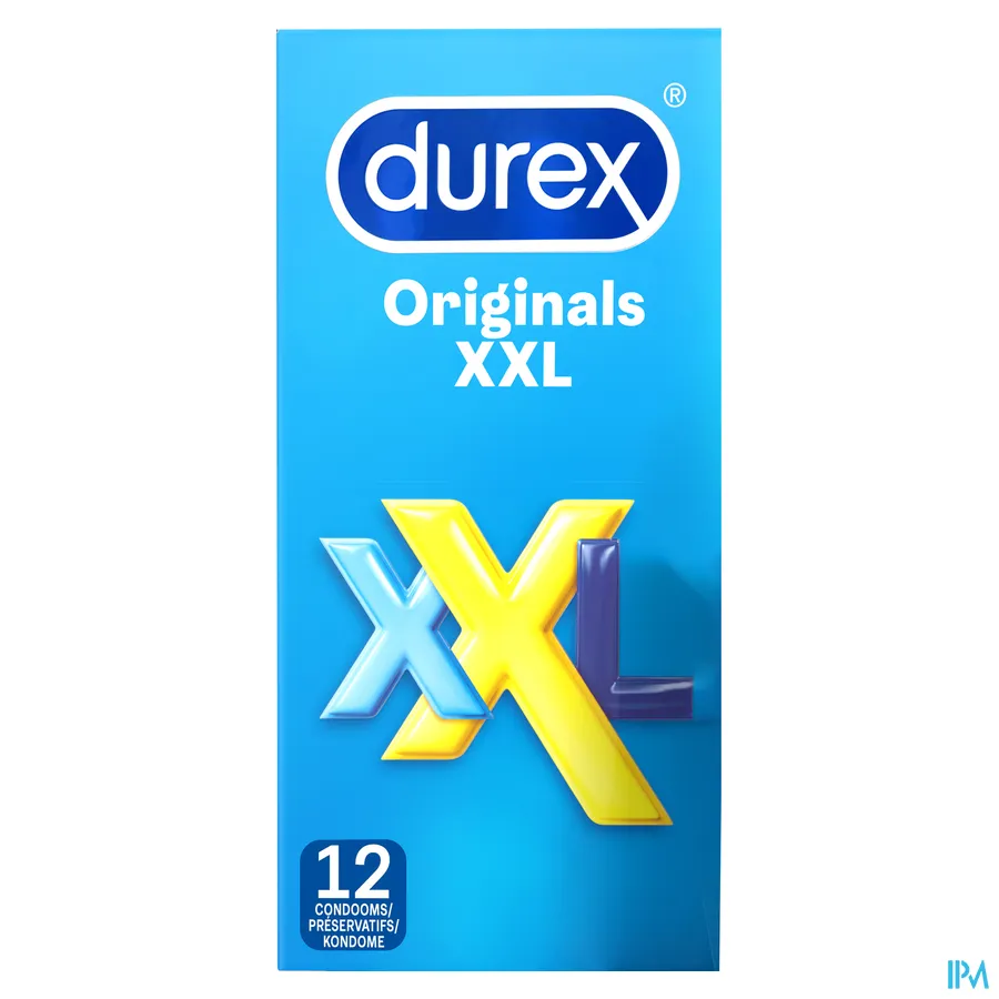 packshot van Durex Originals XXL Condooms 12 stuks
