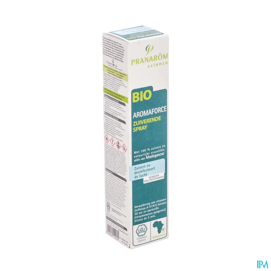 packshot van Pranarom Aromaforce Bio Omgevingsspray 150 ml