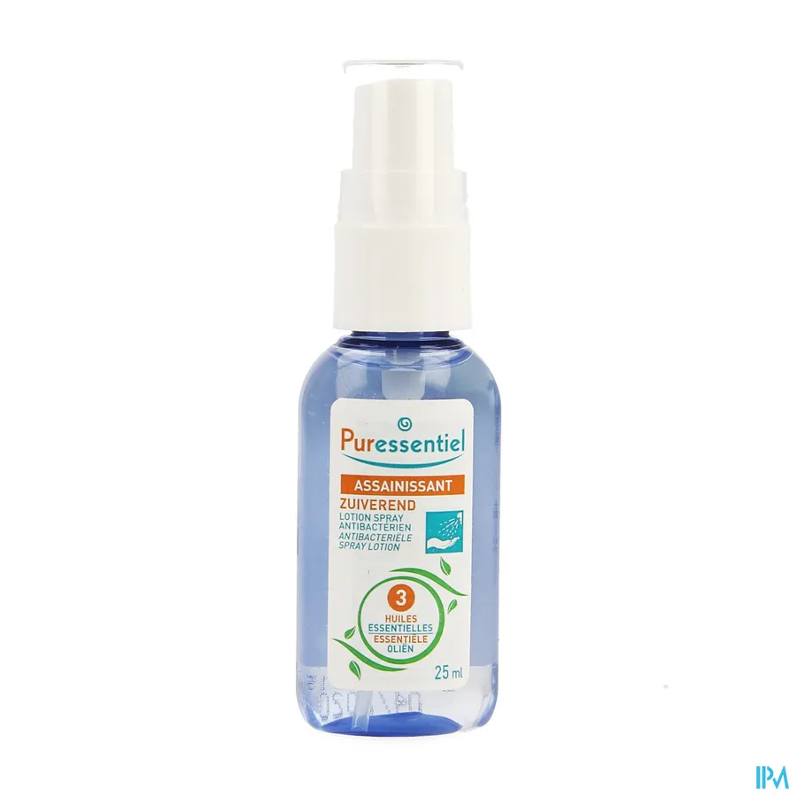 productshot van Puressentiel Zuiverende Antibacteriële Lotion 25 ml