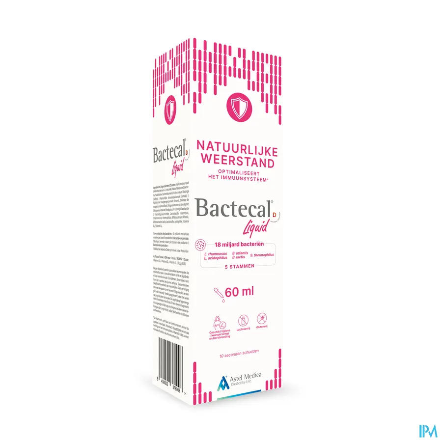 packshot van Bactecal D Liquid 60 ml