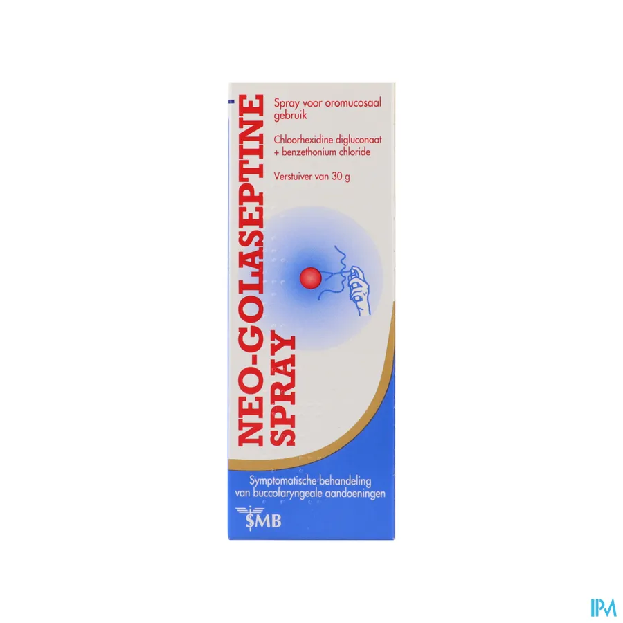 packshot van Neogolaseptine 30g spray