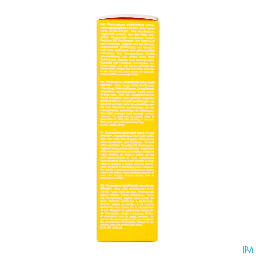 packshot van Bioderma Photoderm XDefense Ultra-Fluid SPF 50+ 40 ml Shade 03