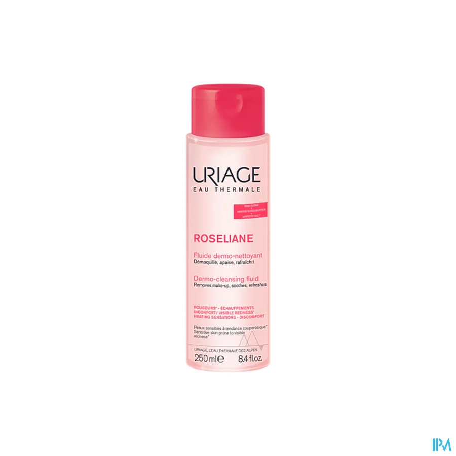 packshot van Uriage Roseliane Reinigende Fluid 250 ml