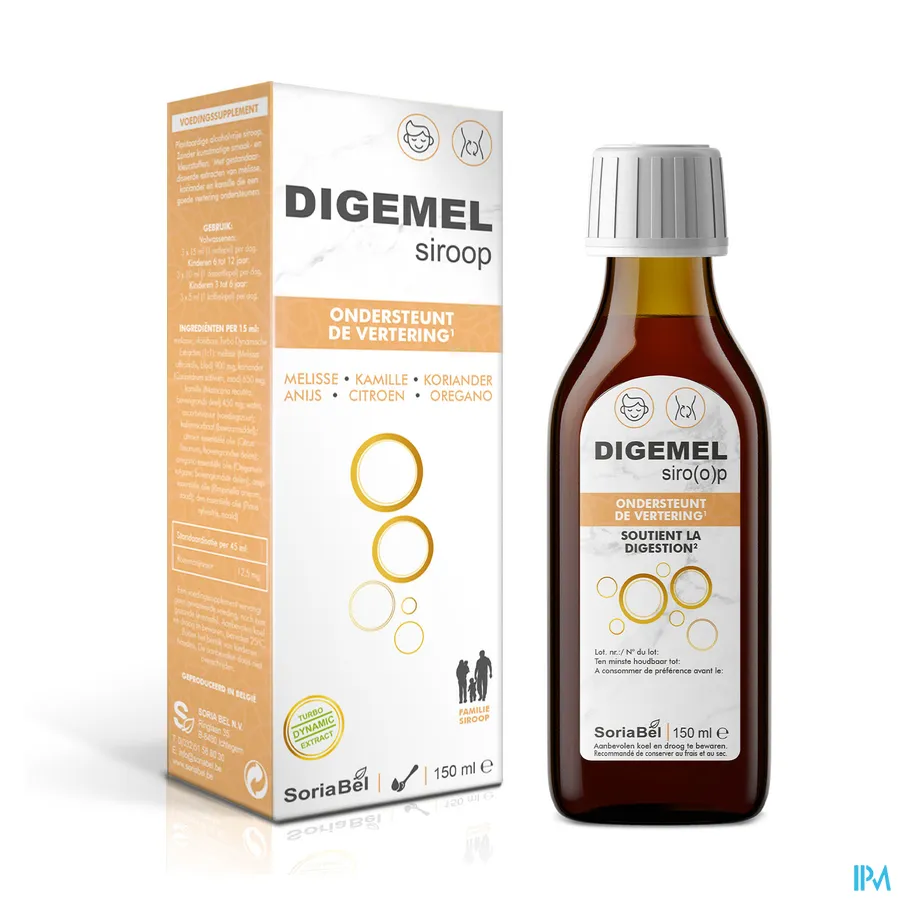 productshot van Soria Digemel Siroop 150 ml