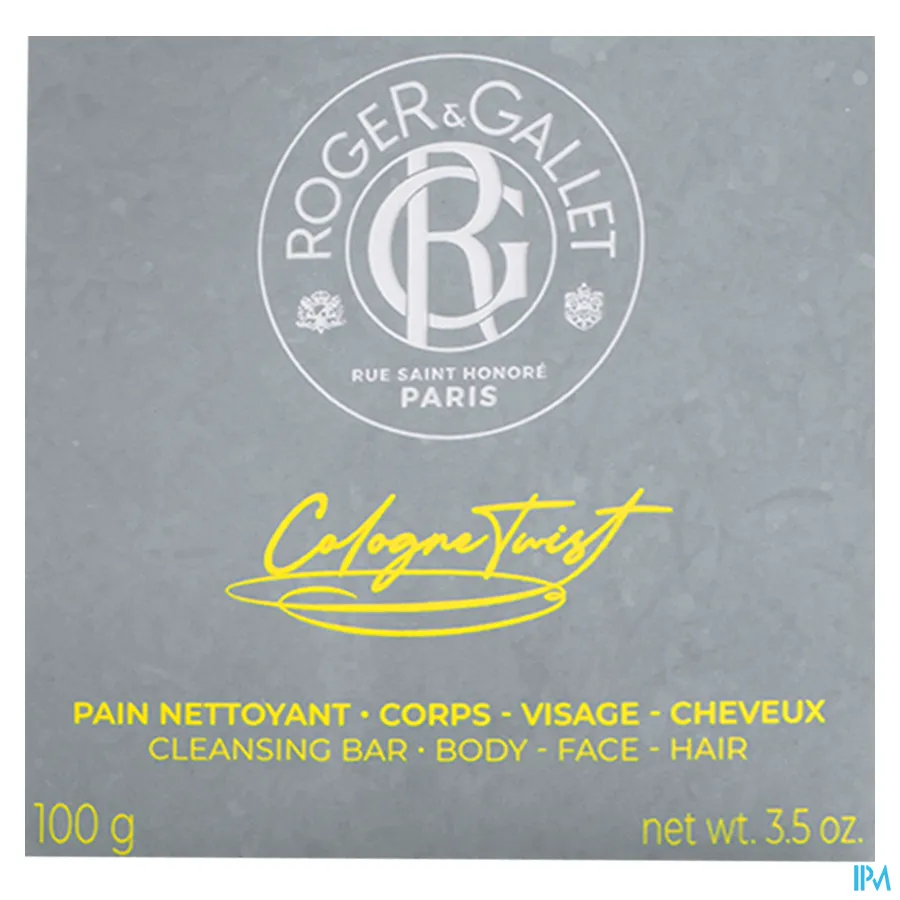 packshot van Roger & Gallet 3-in-1 Zeep 100 g Cologne Twist