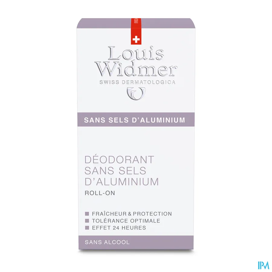 packshot van Louis Widmer Deo Roll-on Zonder Aluminium parfum 50ml