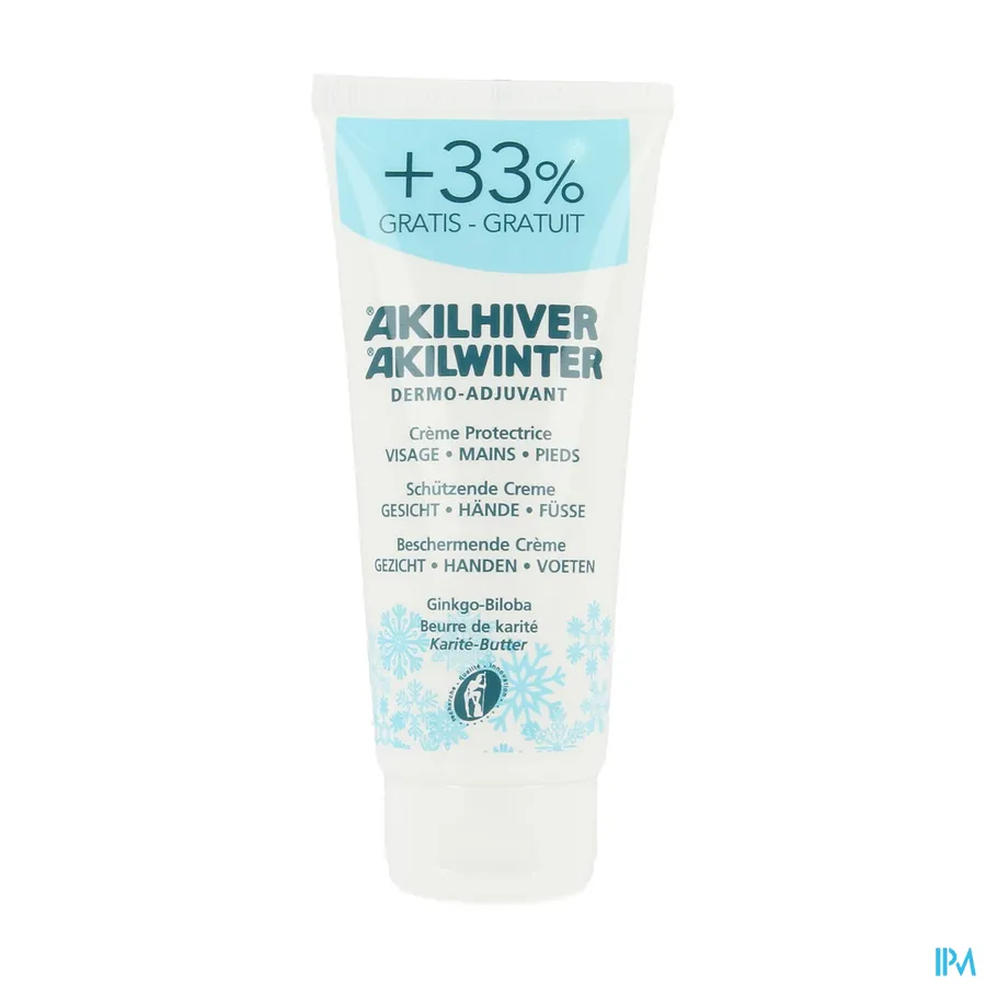 packshot van Akileïne Akilwinter Beschermende Crème voor Gezicht, Handen en Voeten Tube 100 ml