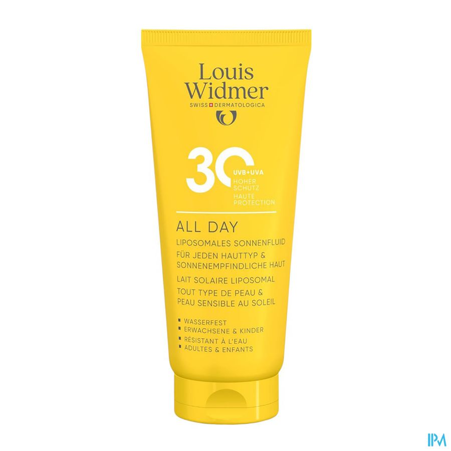 Louis Widmer All Day SPF 30 200 ml - zonder parfum