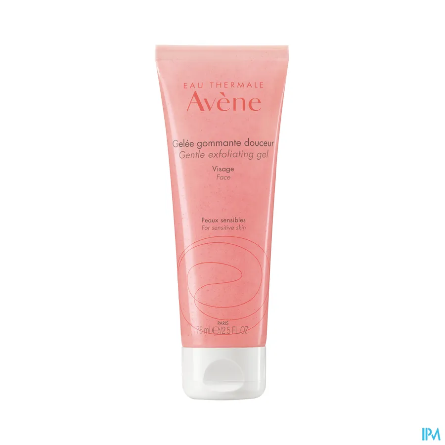 packshot van Avène Milde Gezichtspeeling Gel 75 ml