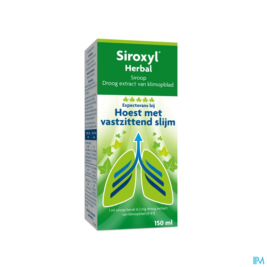 packshot van Siroxyl Herbal 150 ml