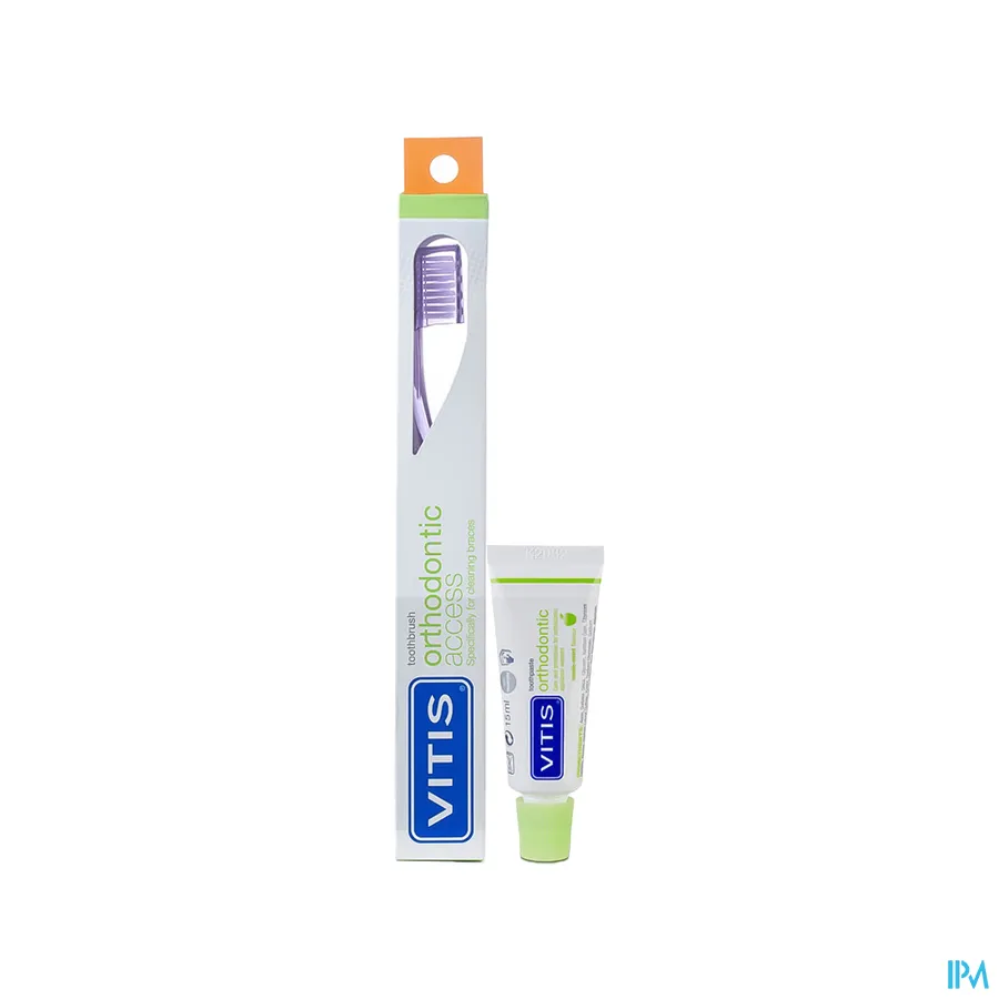 packshot van Vitis Orthodontic Tandenborstel 1 stuk
