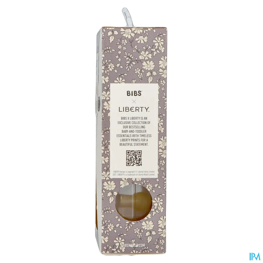 packshot van Bibs 1 Fopspeen Duo Liberty Garden Blossom Blush 2