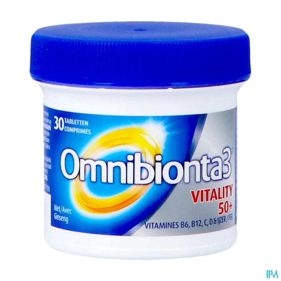 packshot van Omnibionta-3 50+ 30 tabletten