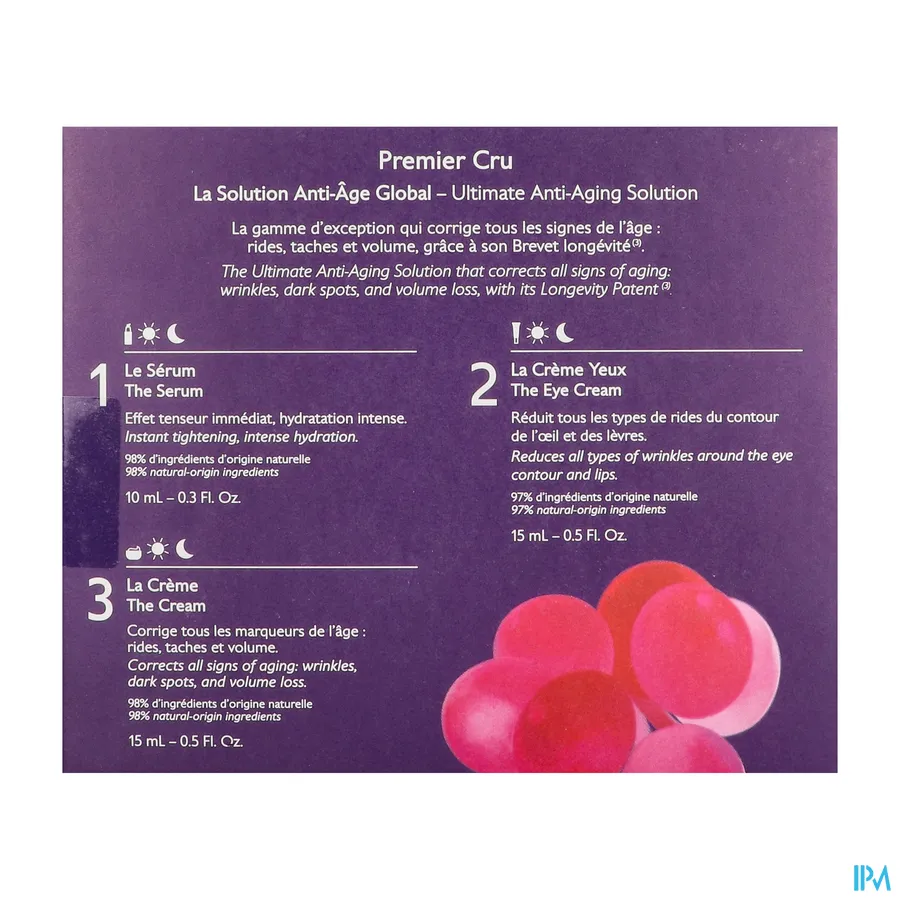 packshot van Caudalie Premier Cru Ultimate Anti-Aging Solution Geschenkset 1 set