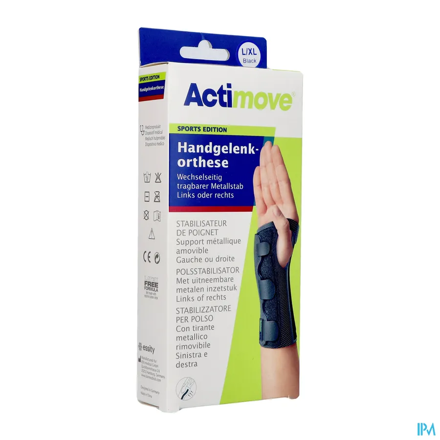 packshot van Actimove Sport Wrist Stabilizer l/xl