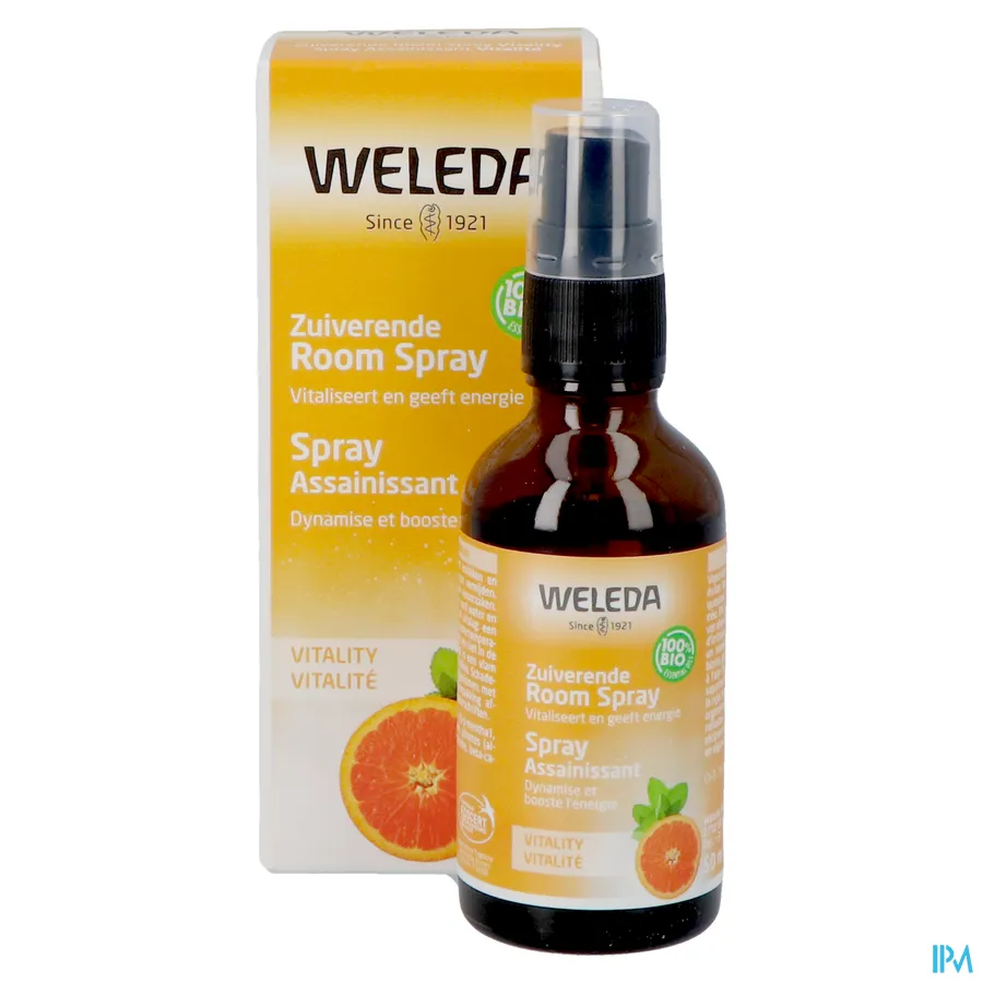 productshot van Weleda Zuiverende Room Spray Vitality 50 ml