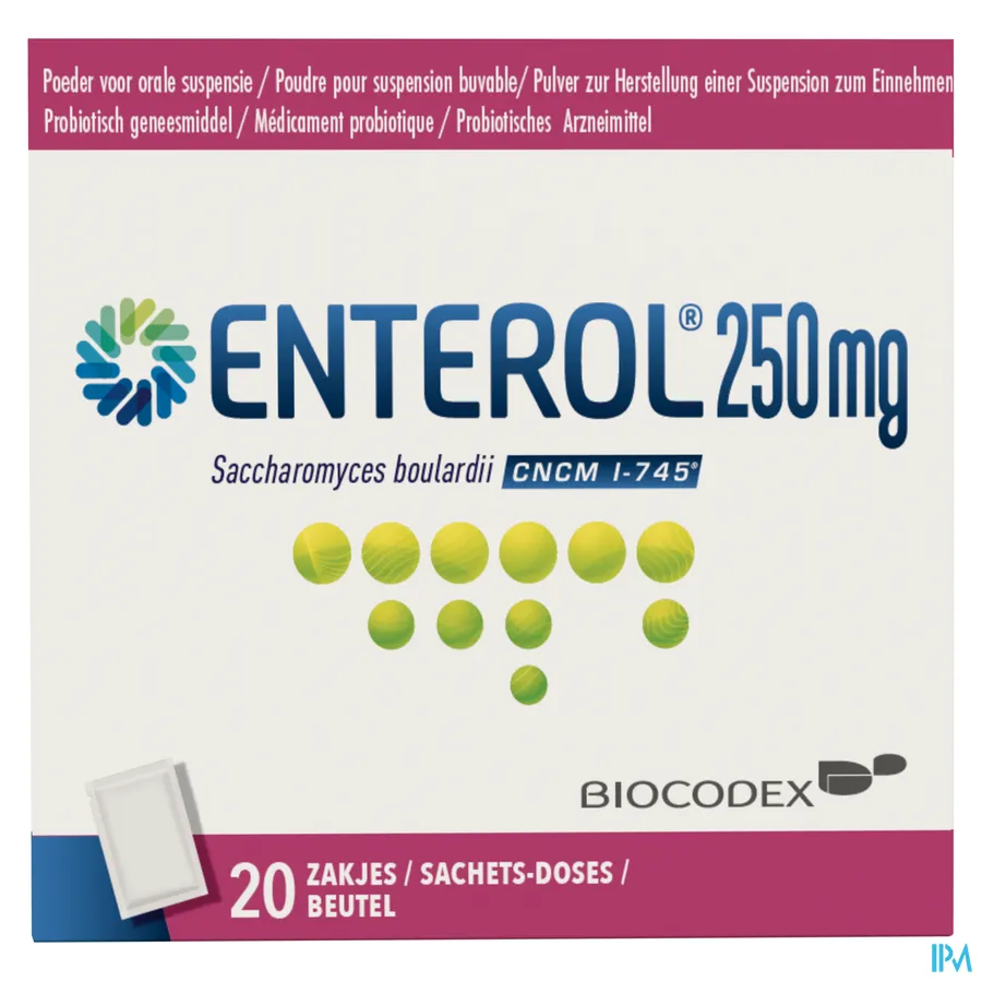 packshot van Enterol 20 Zakjes