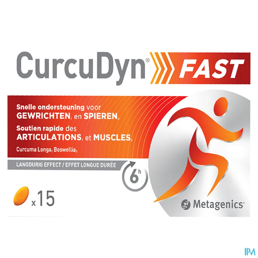 packshot van CurcuDyn Fast 15 capsules