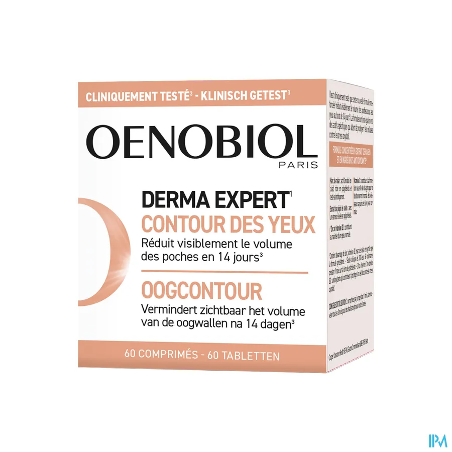 packshot van Oenobiol Derma Expert Oogcontour 60 tabletten