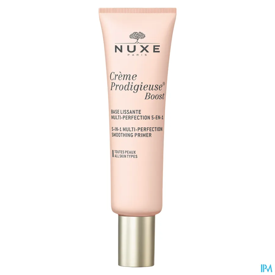 packshot van Nuxe Crème Prodigieuse Boost Gladstrijkende Multi-Perfectie 5-in-1 Basis 30 ml