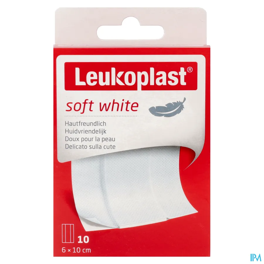 packshot van Leukoplast Soft 6 cm x 10 cm 10 stuks