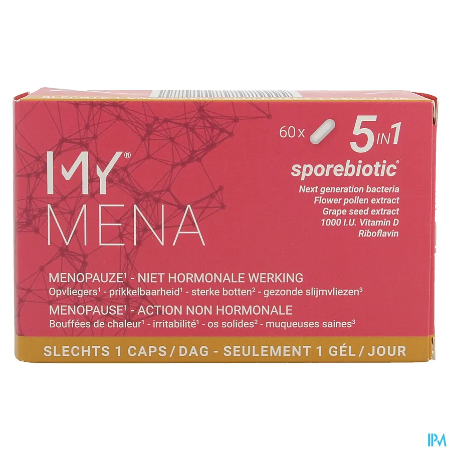 packshot van My Mena 60 capsules