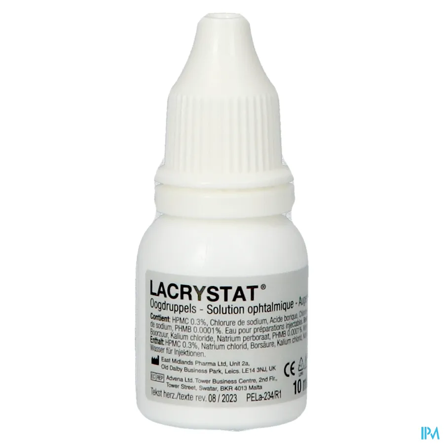 productshot van Lacrystat 2x10ml