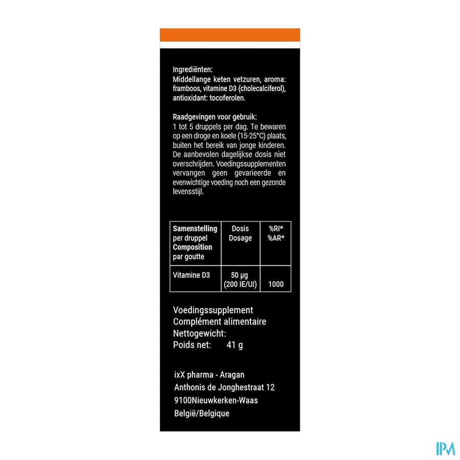 packshot van D-ixX Ultra Druppels 10 ml