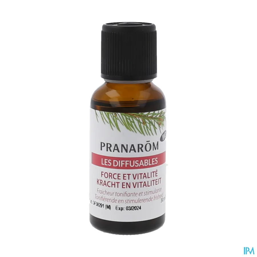 productshot van Pranarom Les Diffusables Kracht en Vitaliteit 30 ml